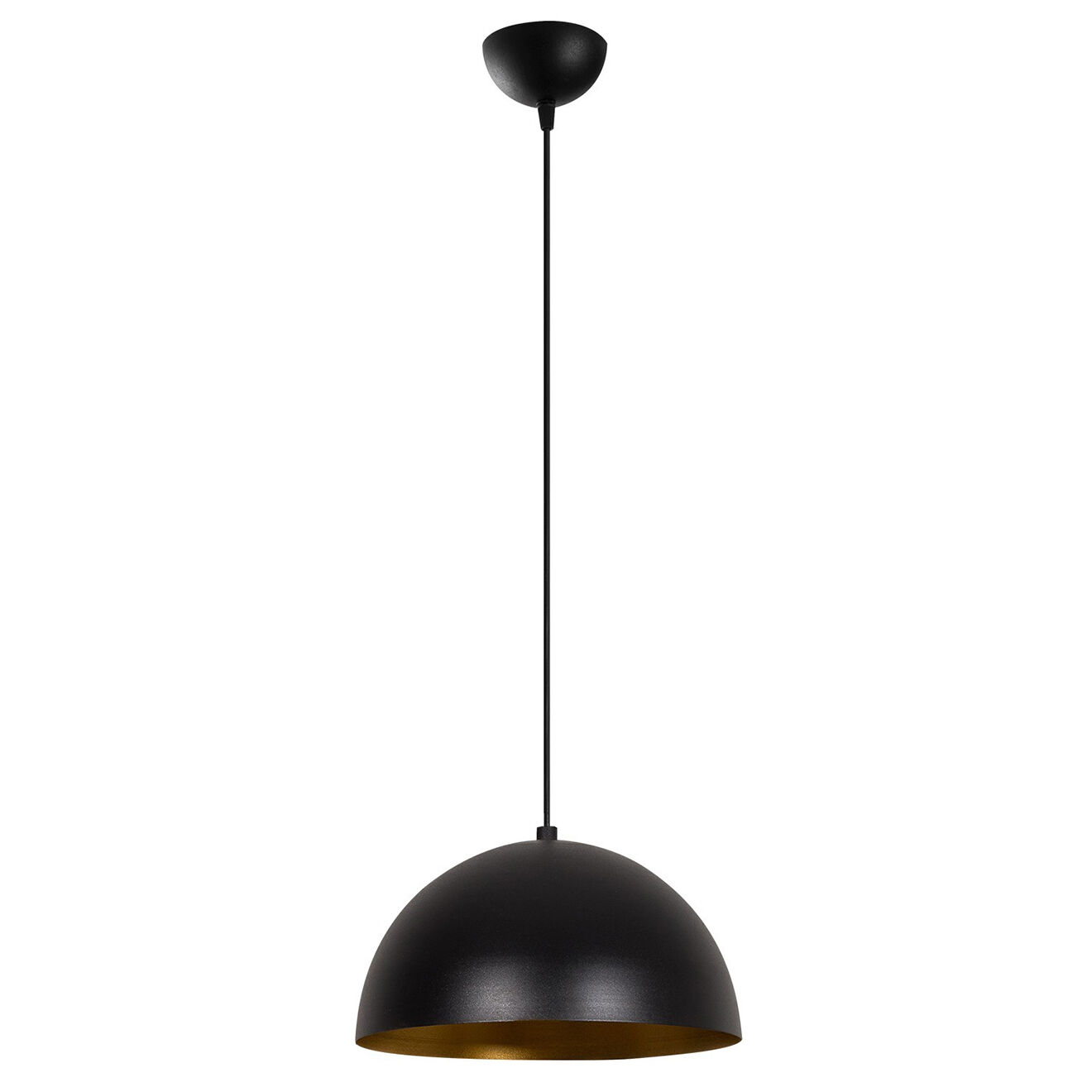 Opviq Suspension Sivani noir/doré - 30x11 cm