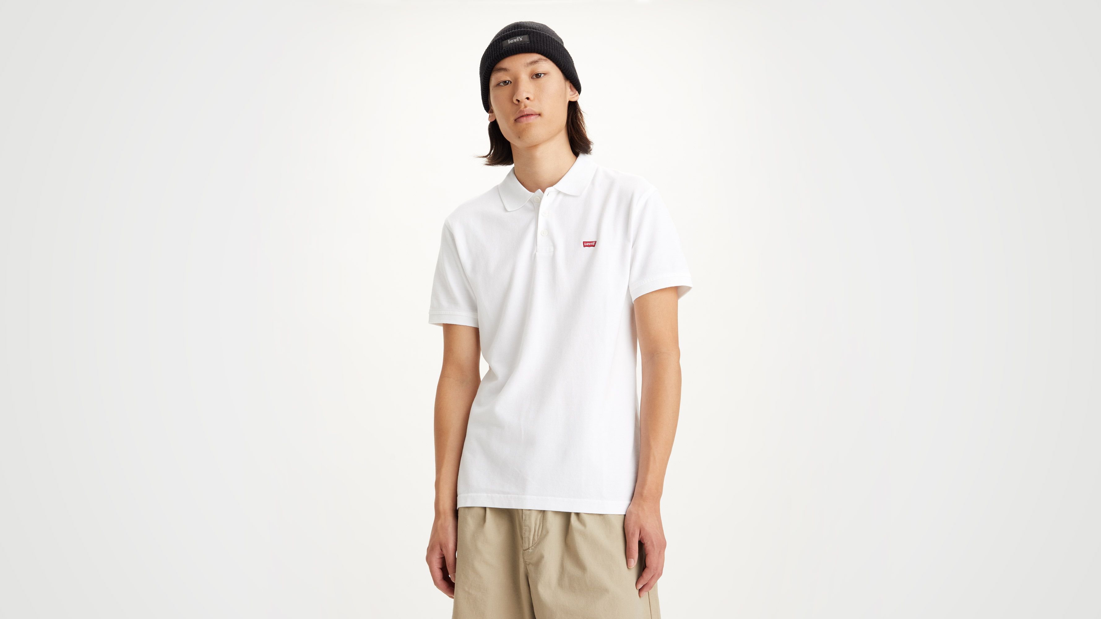 Polo griffé - White - Blanc