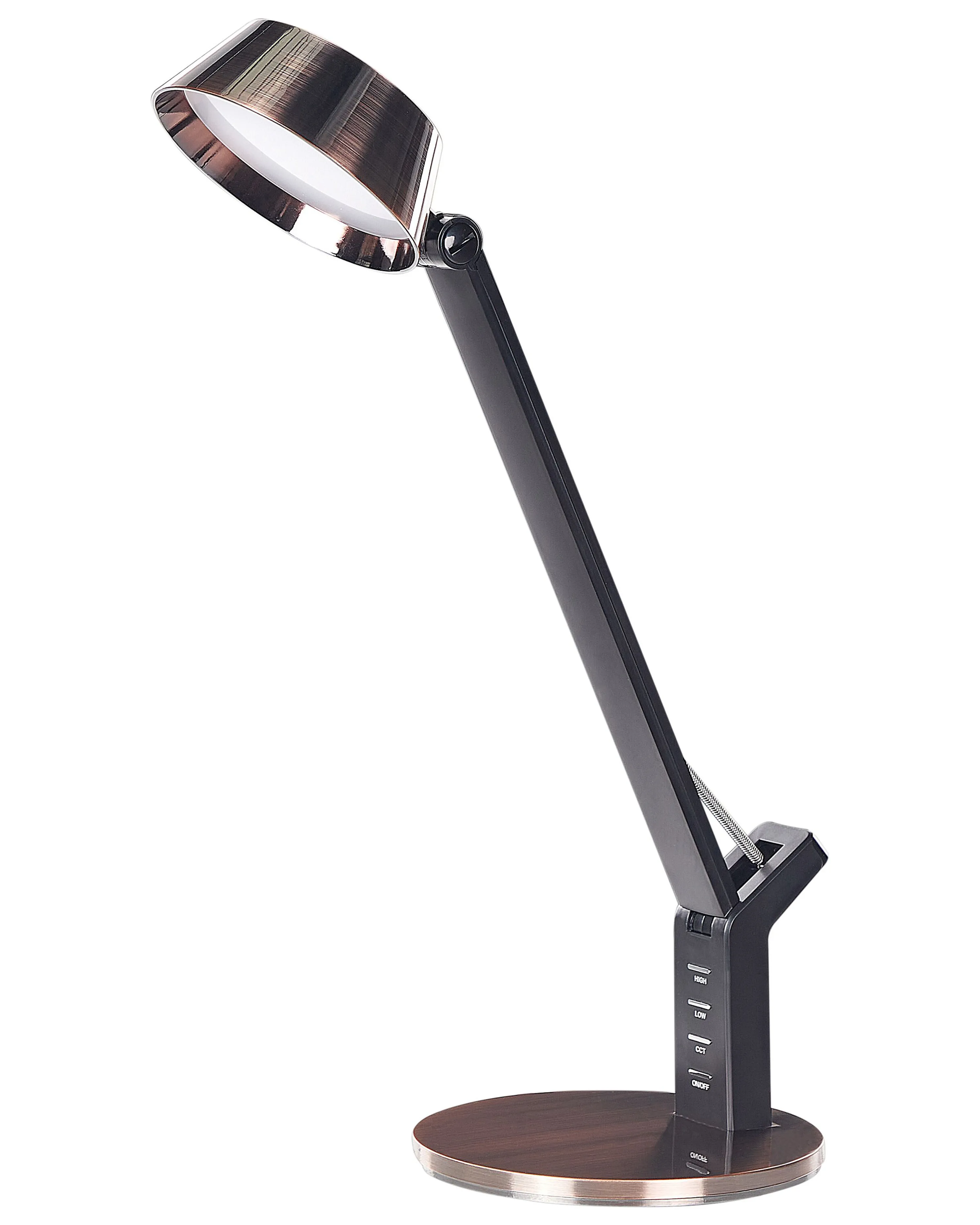 LED bureaulamp CHAMAELEON met dimmer Metaal Koper