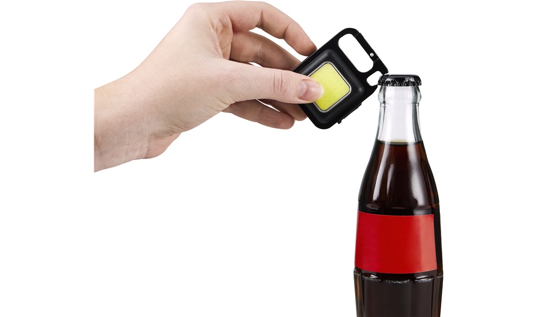 Kraftig mini lygte, 500 Lm, genopladelig