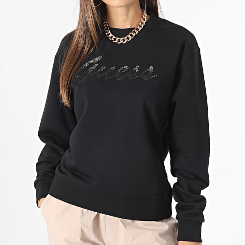 Sweat Crewneck Femme W3BQ12-KBKM0 Noir