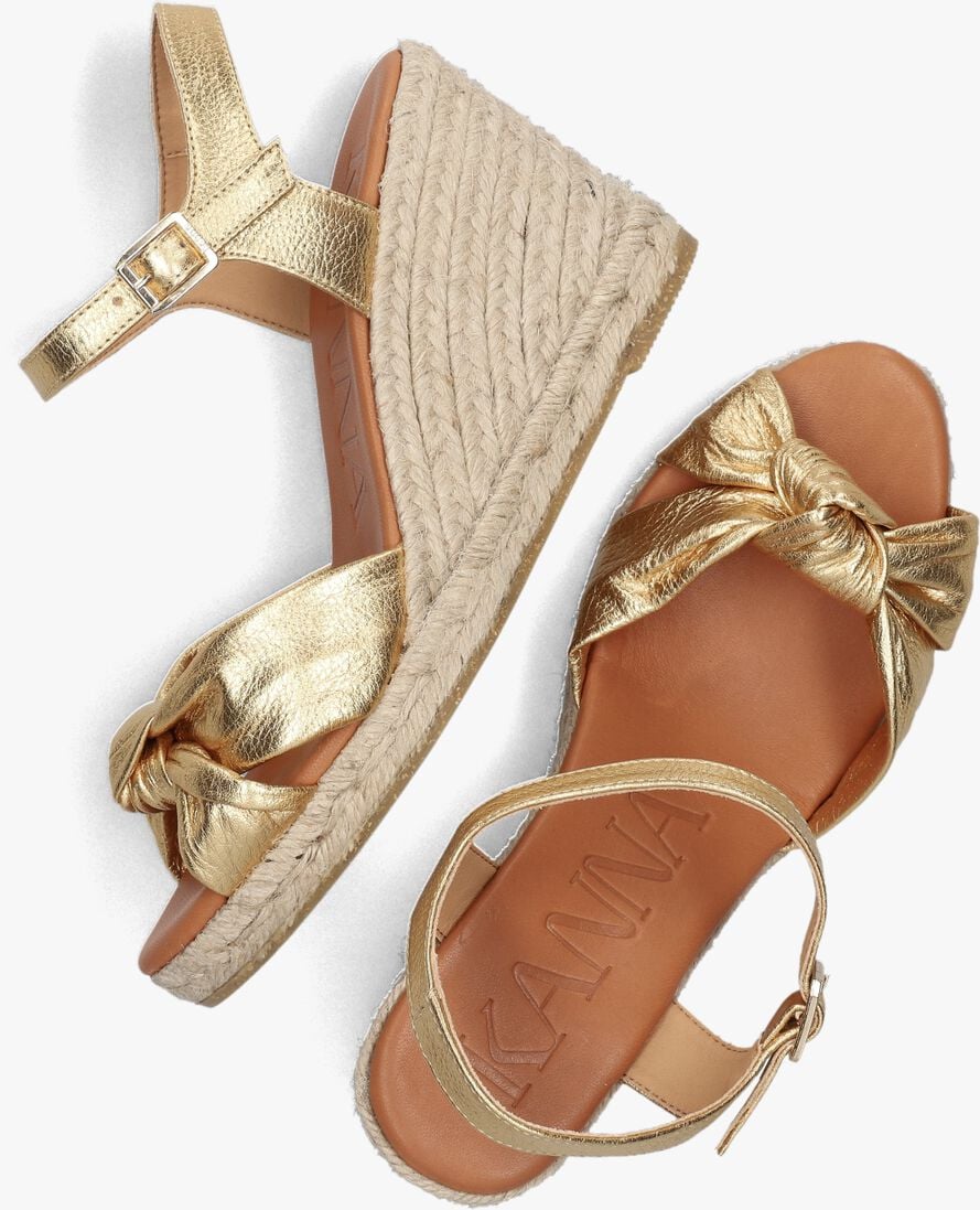 KANNA gouden kanna espadrilles 23104