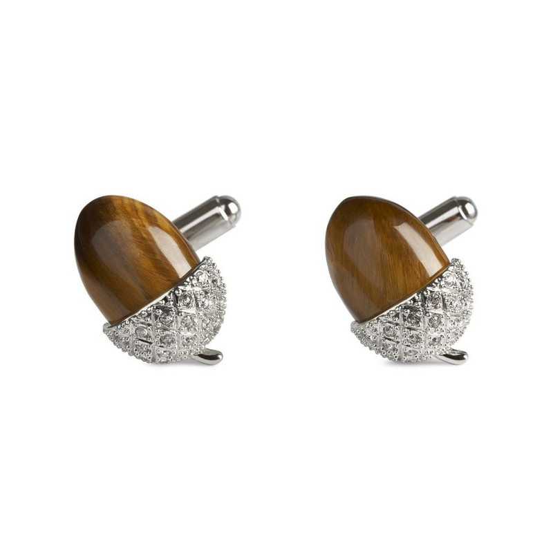 Boutons de manchette, Acorn, Oeil de tigre