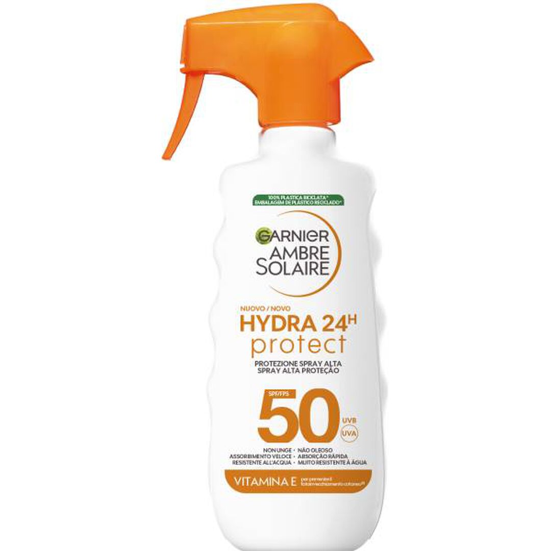 GARNIER AMBRE SOLAIRE AMBRE SOLAIRE Hydra Protect 24H Spray de Alta Proteção FPS50 com Vitamina E - 270ml