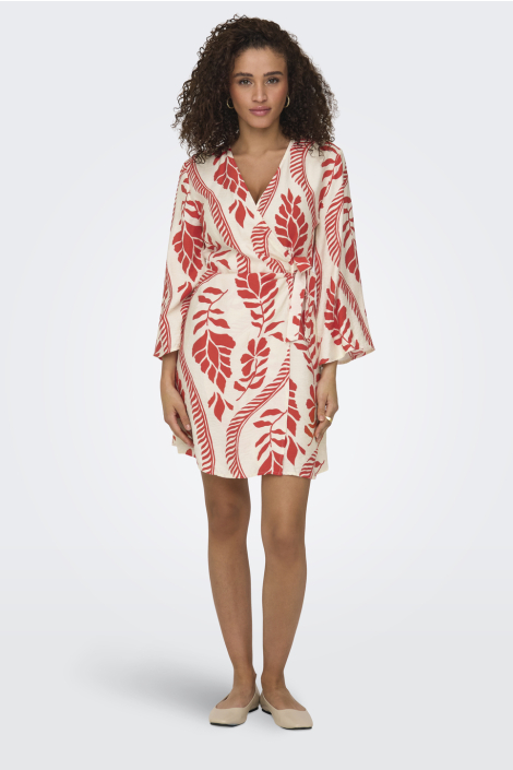 Jacqueline de Yong beige dames jurk