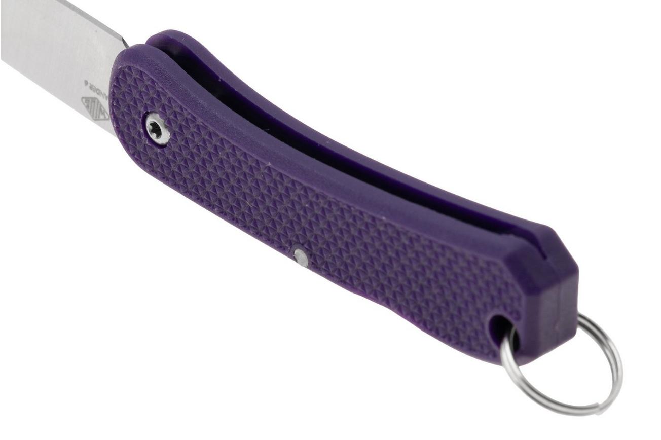 Knafs Lander 6 KNAFS-00427 Satin 4034SS, Purple FRN, sleutelhangerzakmes