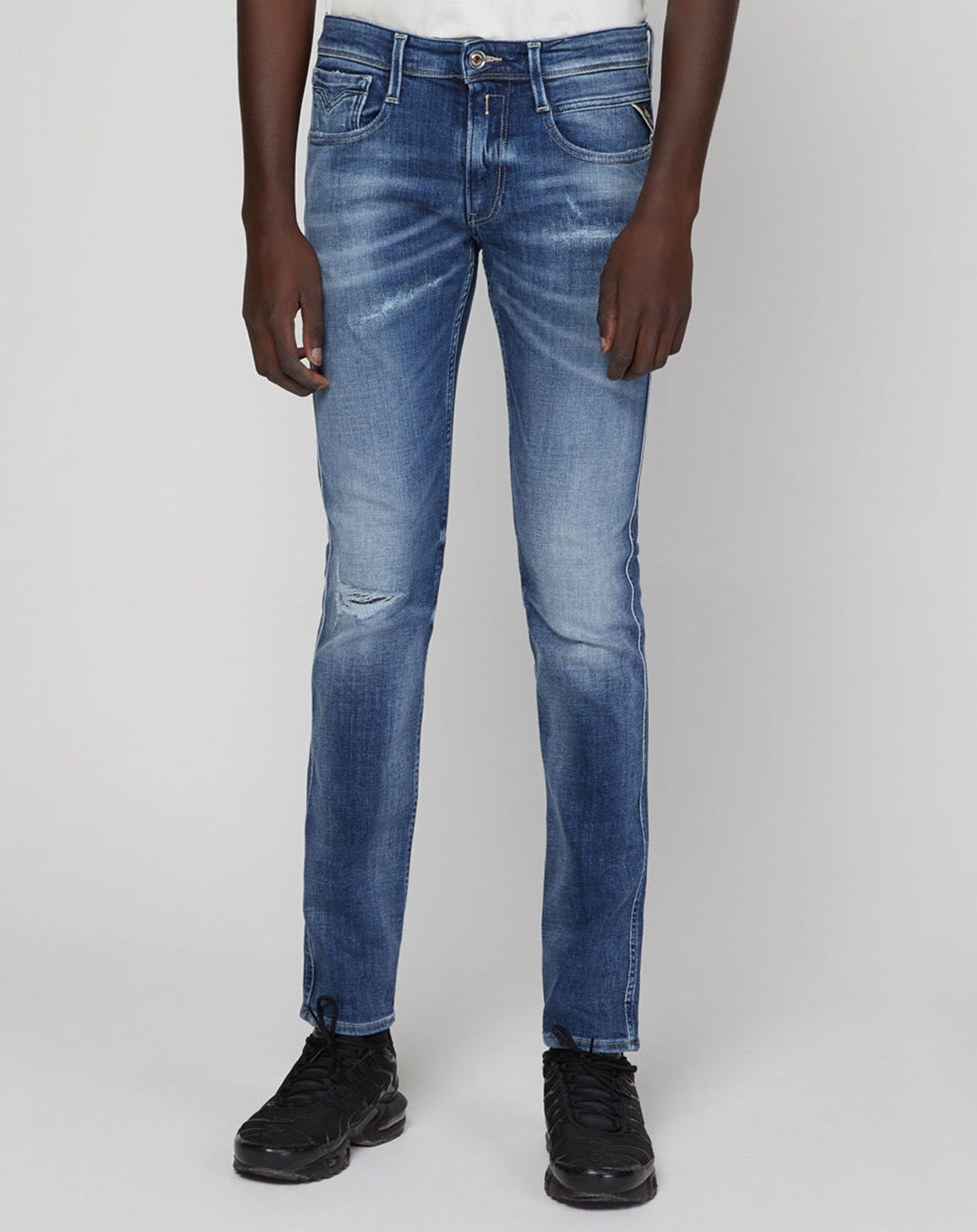 Replay Jean Slim Aged 10 Yo Destroy bleu