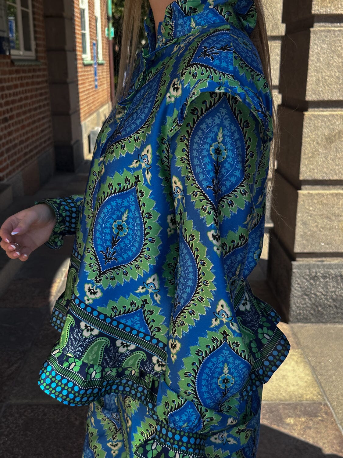 Noella Reno Blouse 1308 trisha blue print