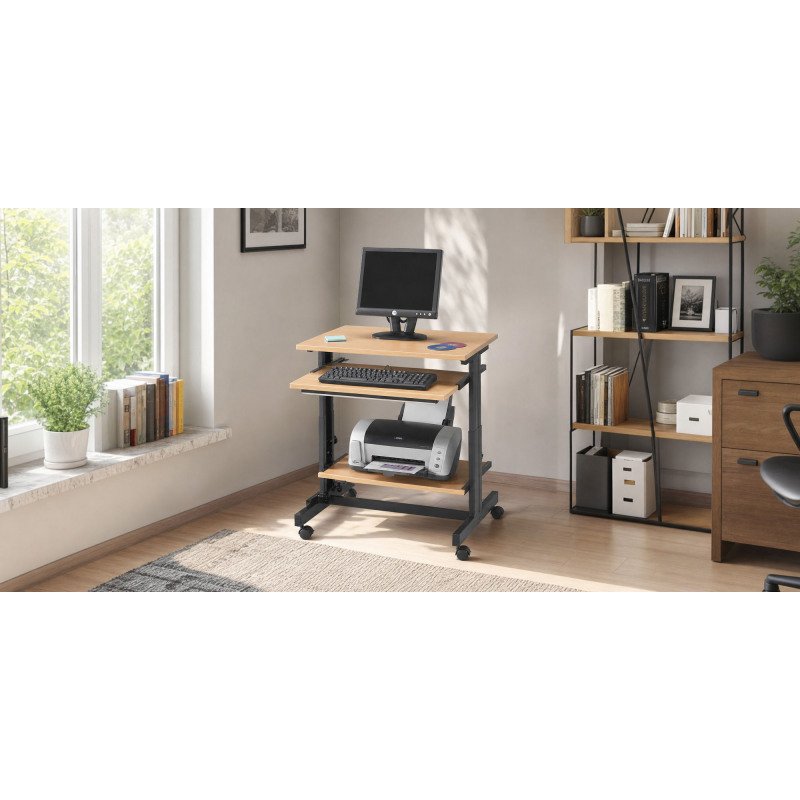 Poste informatique Compact L70 réglable en hauteur