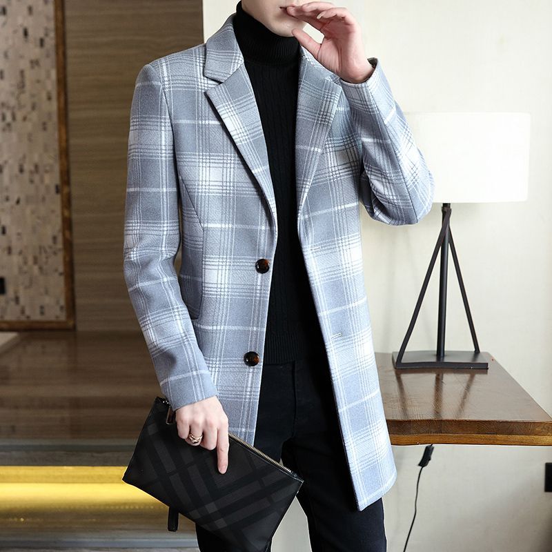 Bay Go Mall - Geruite trenchcoat