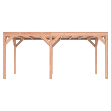 Overkapping Douglas 545x255cm a-symmetrisch