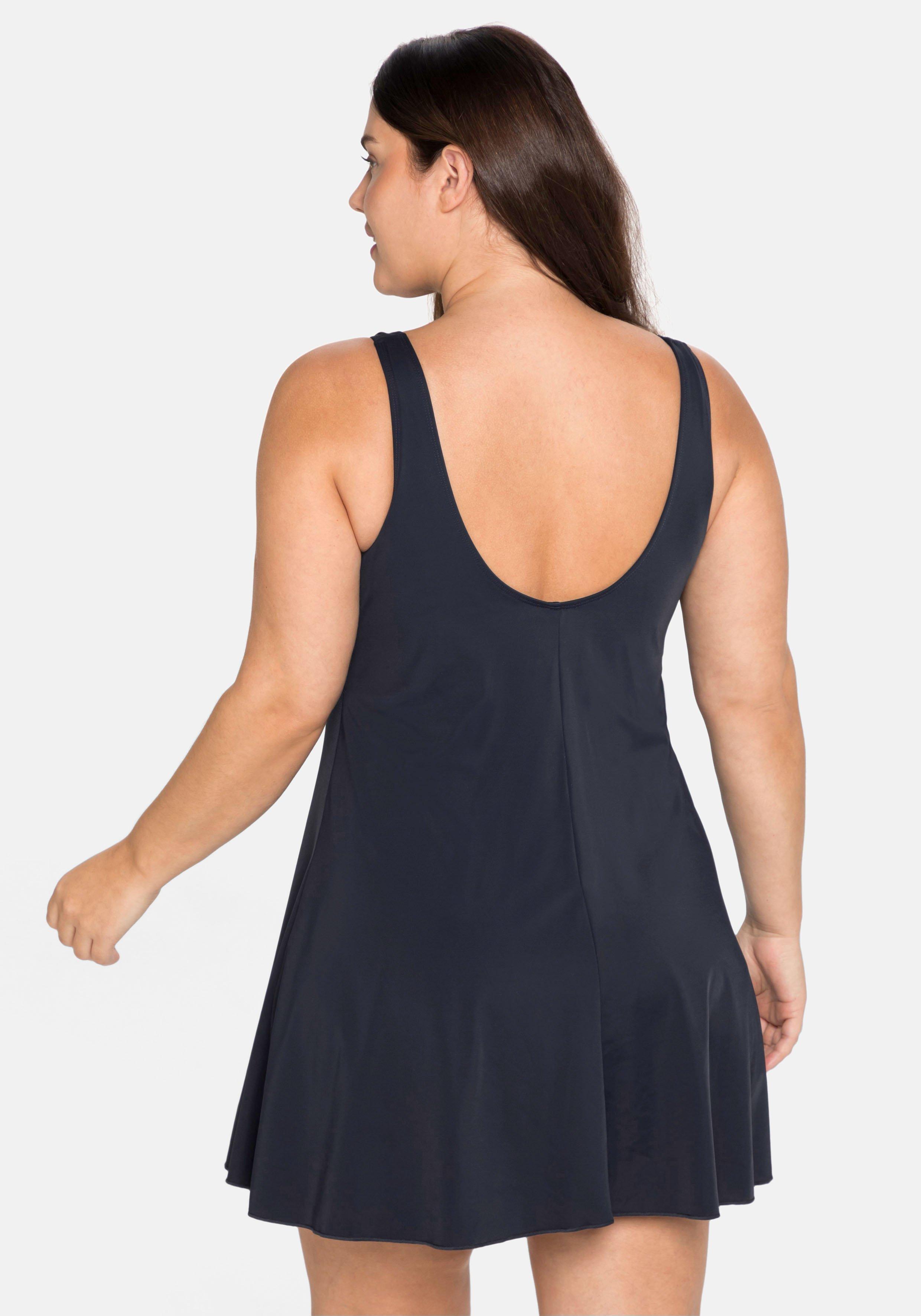 Badekleid mit locker fallendem Rock