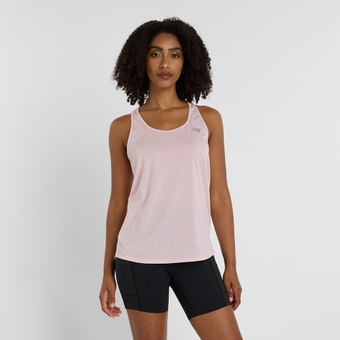 New Balance Athletics Tank Top Rose Sugar Heather Damen