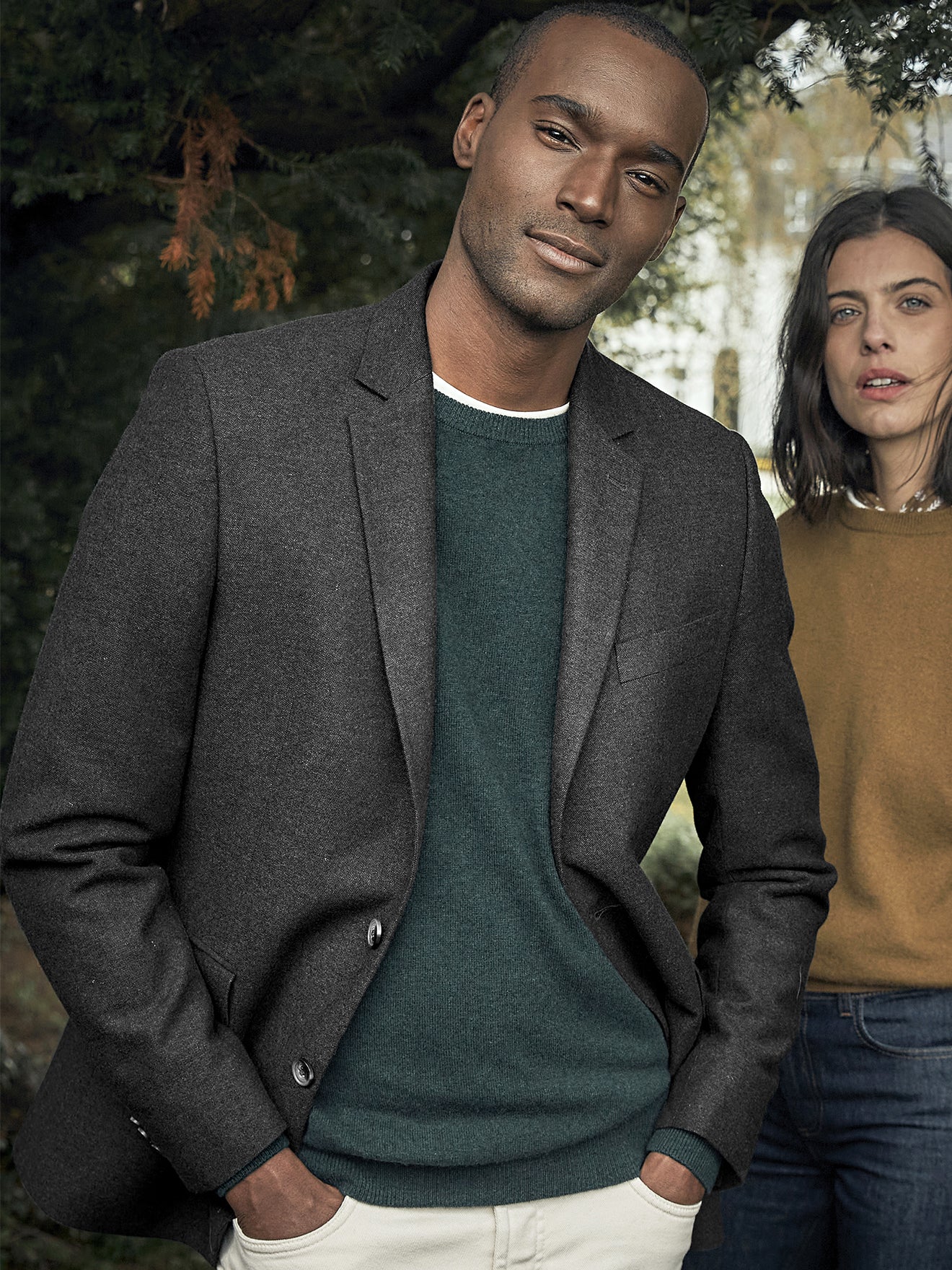 Blazer tissu caviar homme