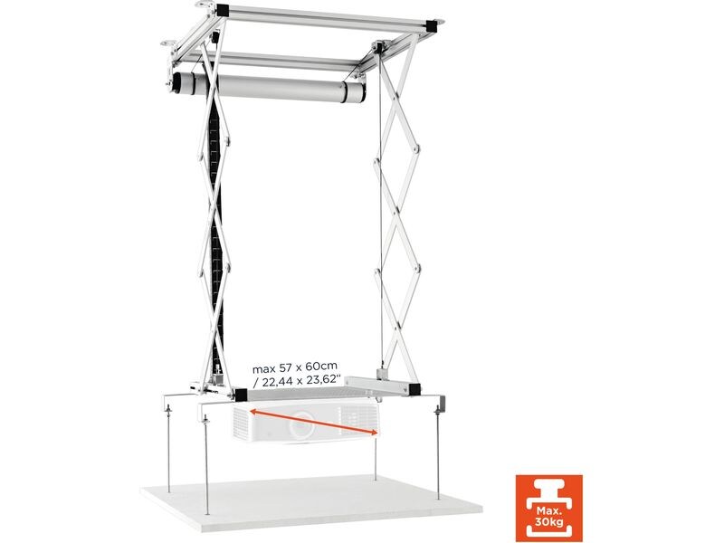 Celexon Deckenhalterung PL1000 Plus Grau ausfahrbar bis 96cm