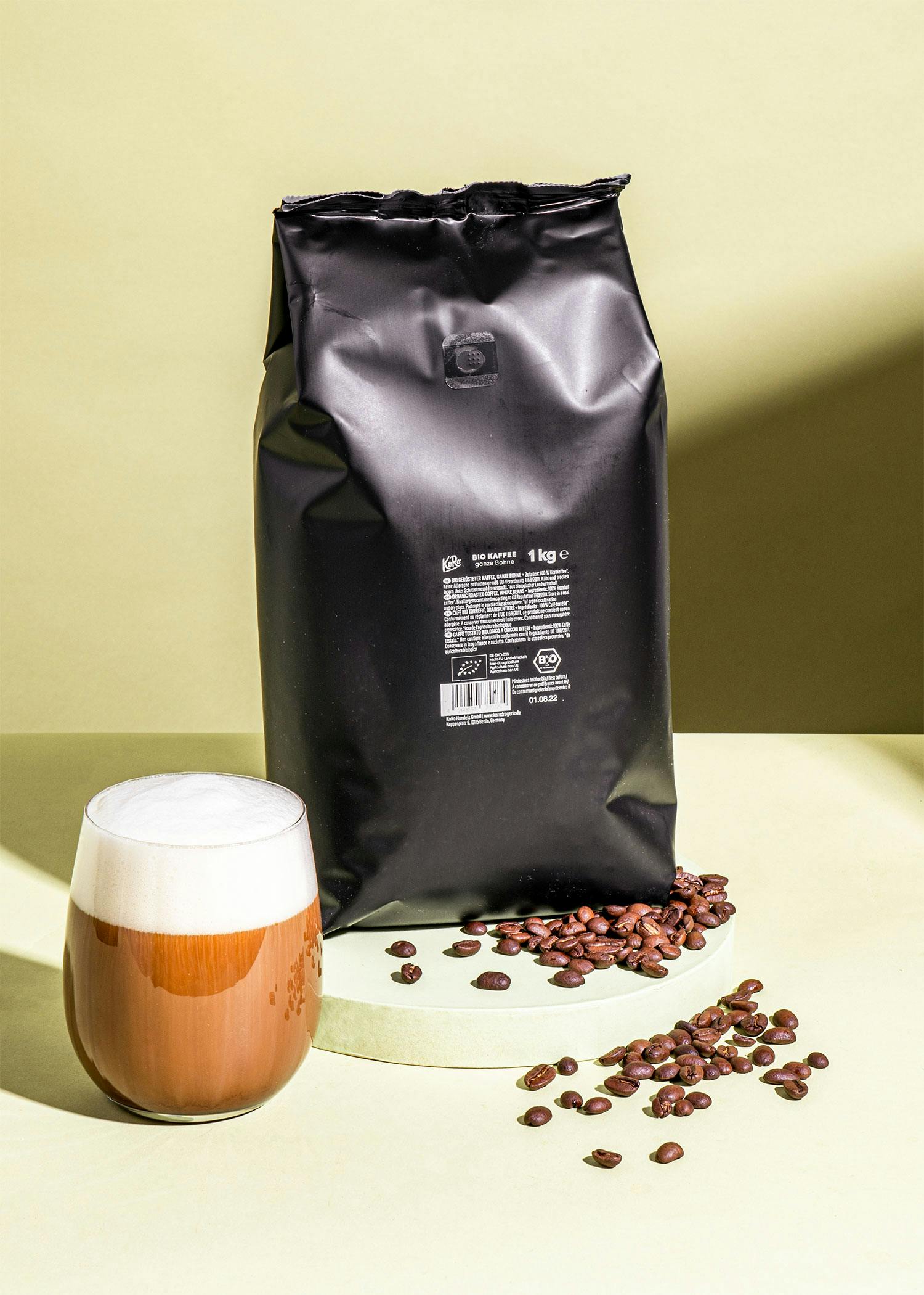 Bio Kaffee Crema ganze Bohne 1 kg
