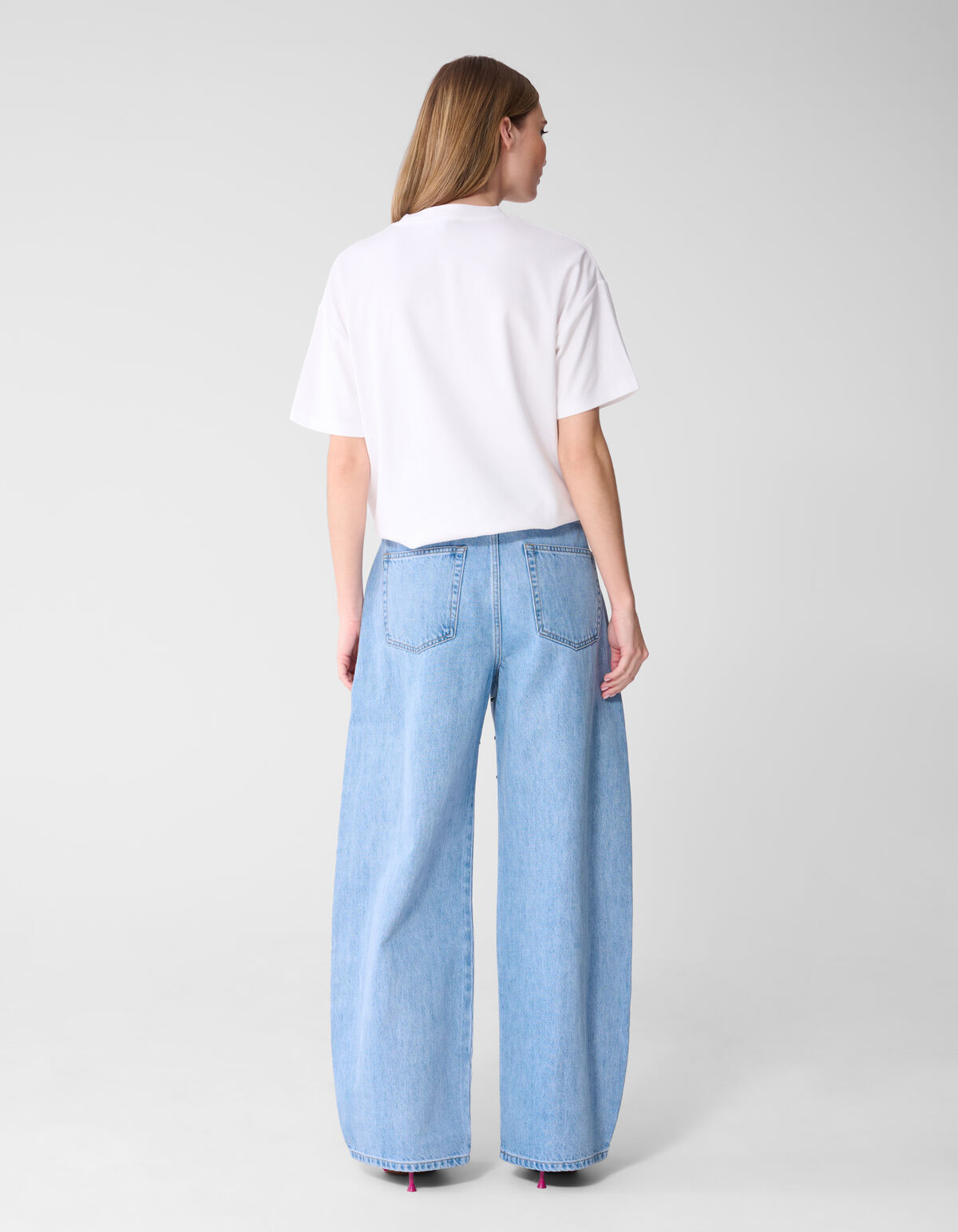 Oversized Basis T-shirt Wit