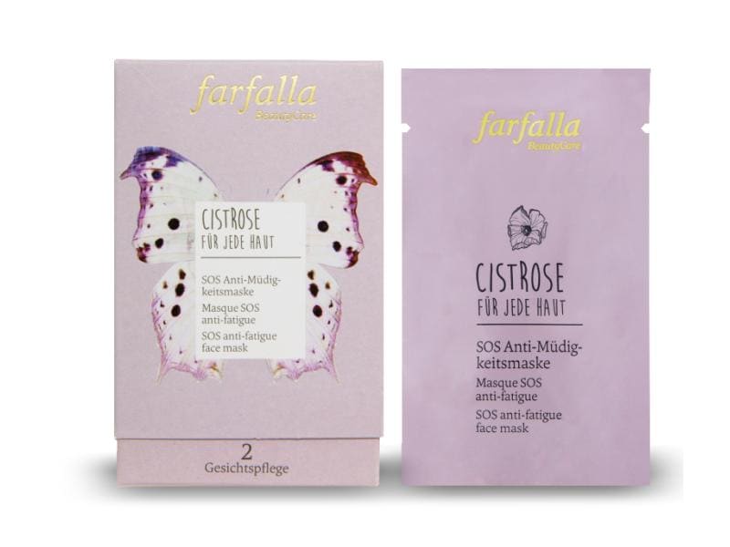 Farfalla Gesichtsmaske Cistrose SOS 7 ml Natürliche Anti-Müdigkeitsmaske für jede Haut
