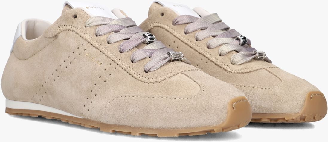 beige nubikk lage sneakers billy lou
