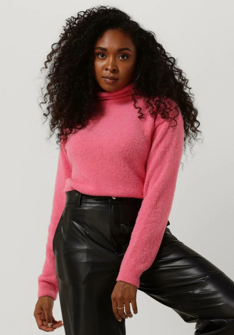 VANILIA roze vanilia trui prosecco turtle neck