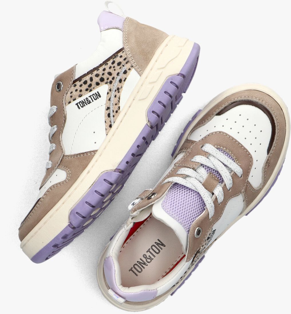 TON & TON beige ton & ton lage sneakers mikaela