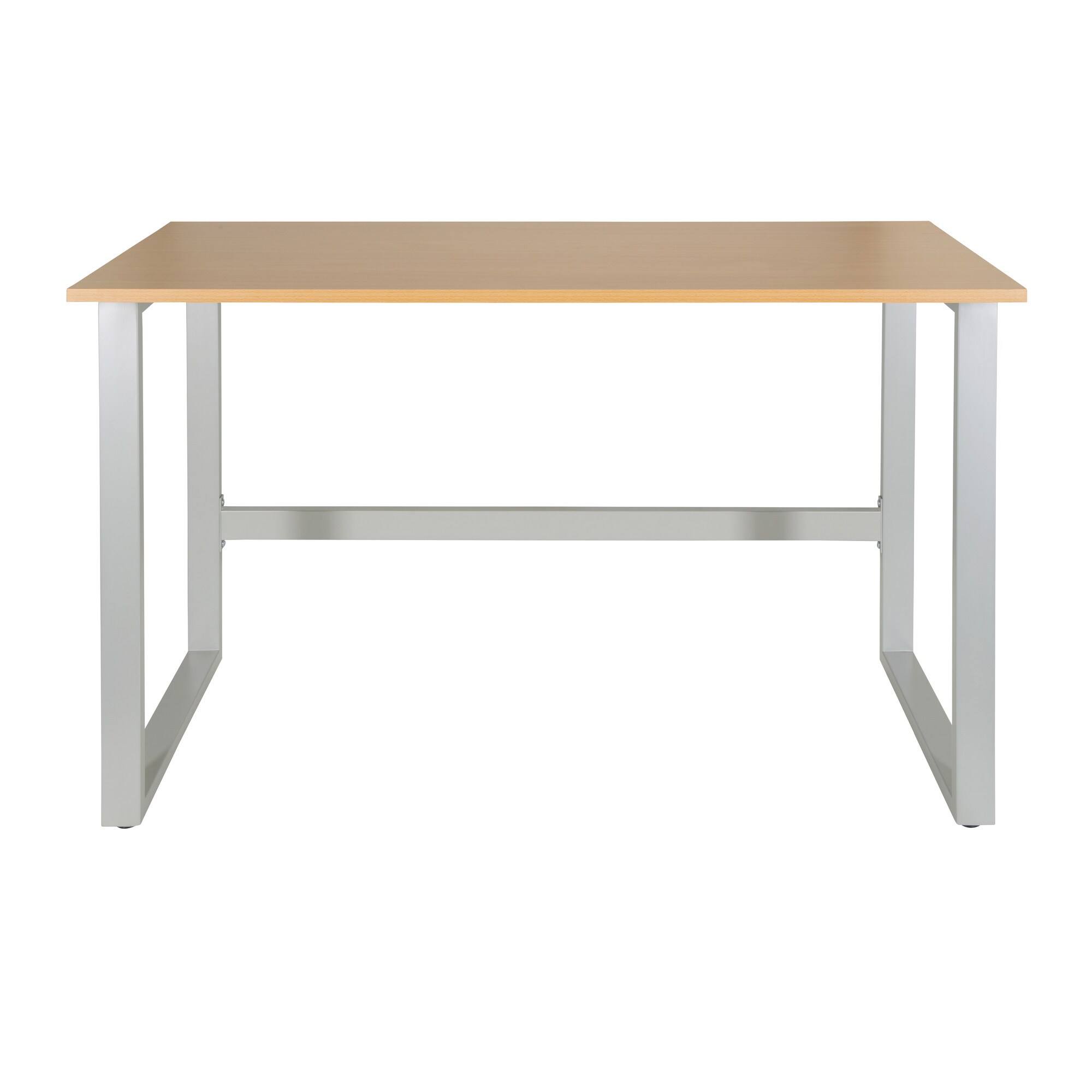 Schreibtisch WORKSPACE LIGHT I Melaminharzbeschichtete Spanplatte, Gestell pulverbeschichteter Stahl hjh OFFICE