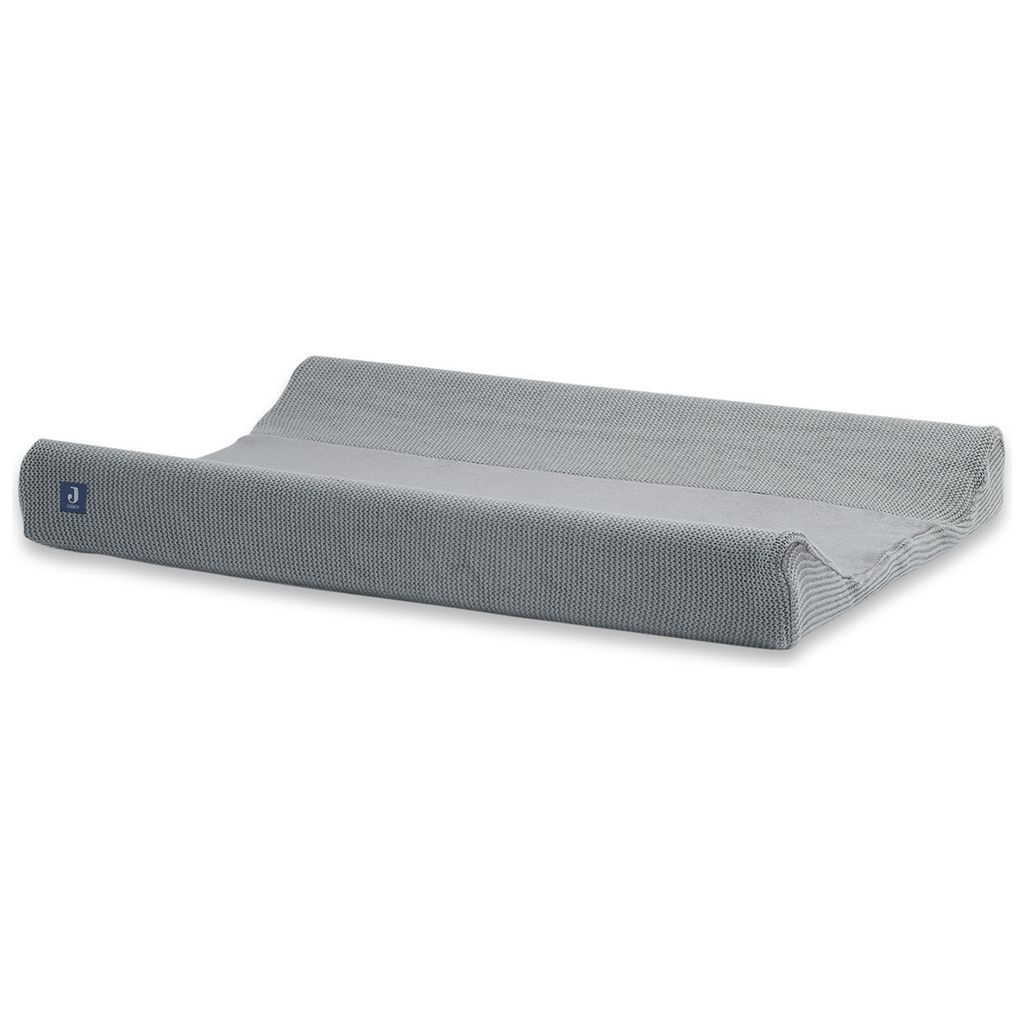 JolleinJollein   Wickelauflagenbezug basic knit stone grey
