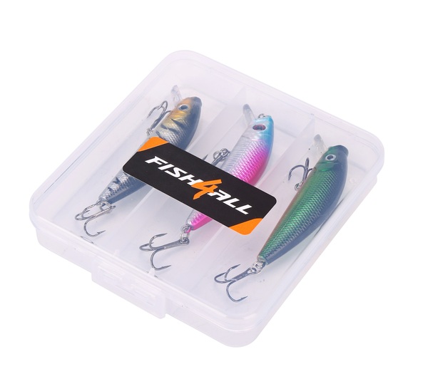 Set de Leurres Durs Flottants Fish4All Hardlure Kit Prey 1 - 7cm 8.1g (3 Pièces)