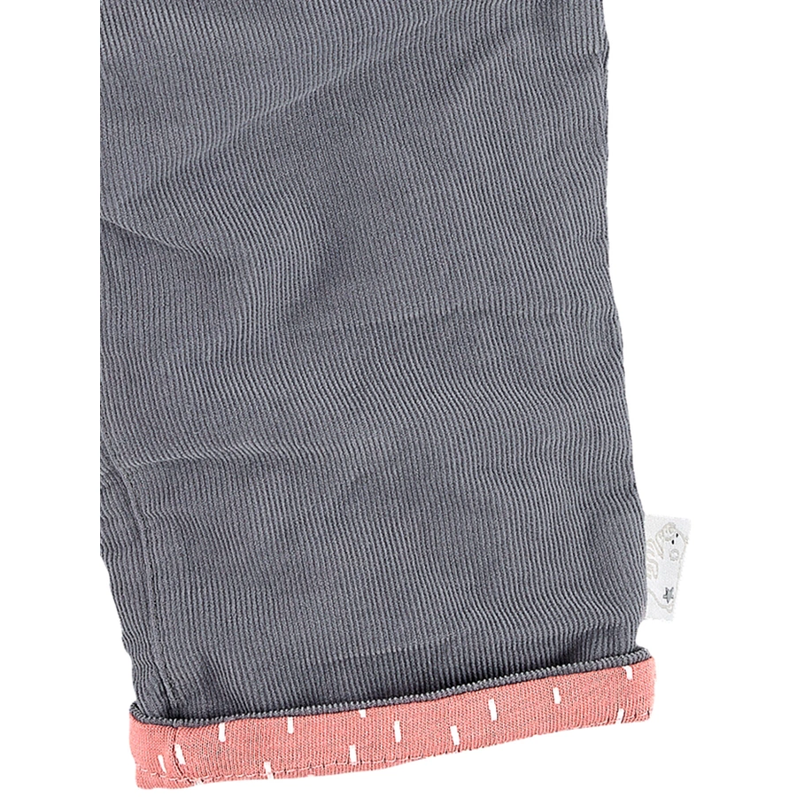 Sterntaler Hose Cord Elia rauchgrau