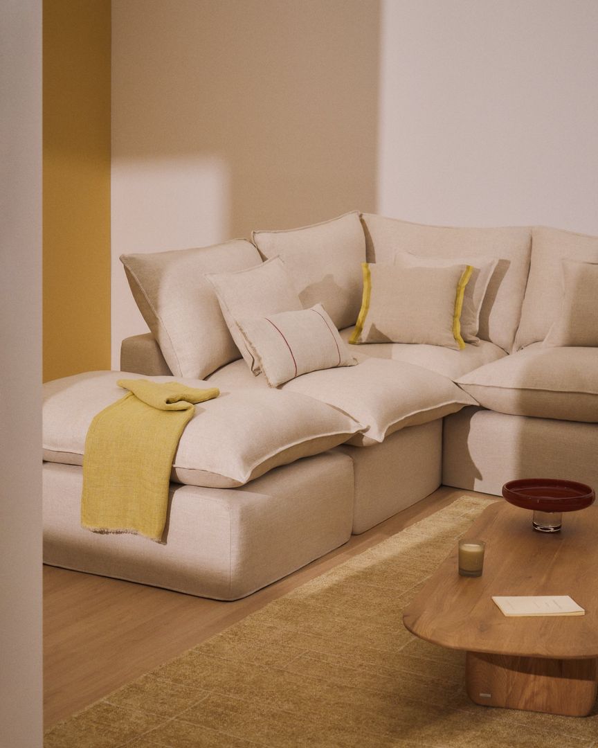Kave Home Anarela Beige Hoekbank