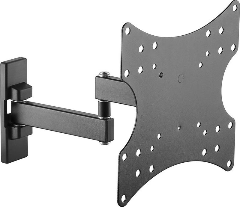 TV muurbeugel voor 23-42 inch schermen - Full Motion - Basic - Tot 15kg - Zwart