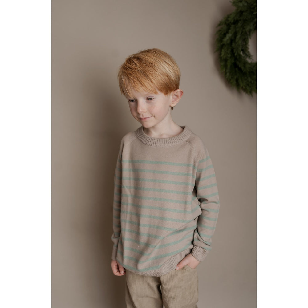 Køb Hanevild Cream Oatmeal Bertil Bluse, Merino Uld