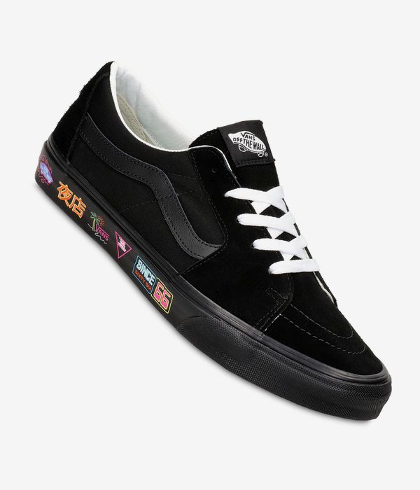 Vans Sk8-Low Schuh (market black neon)