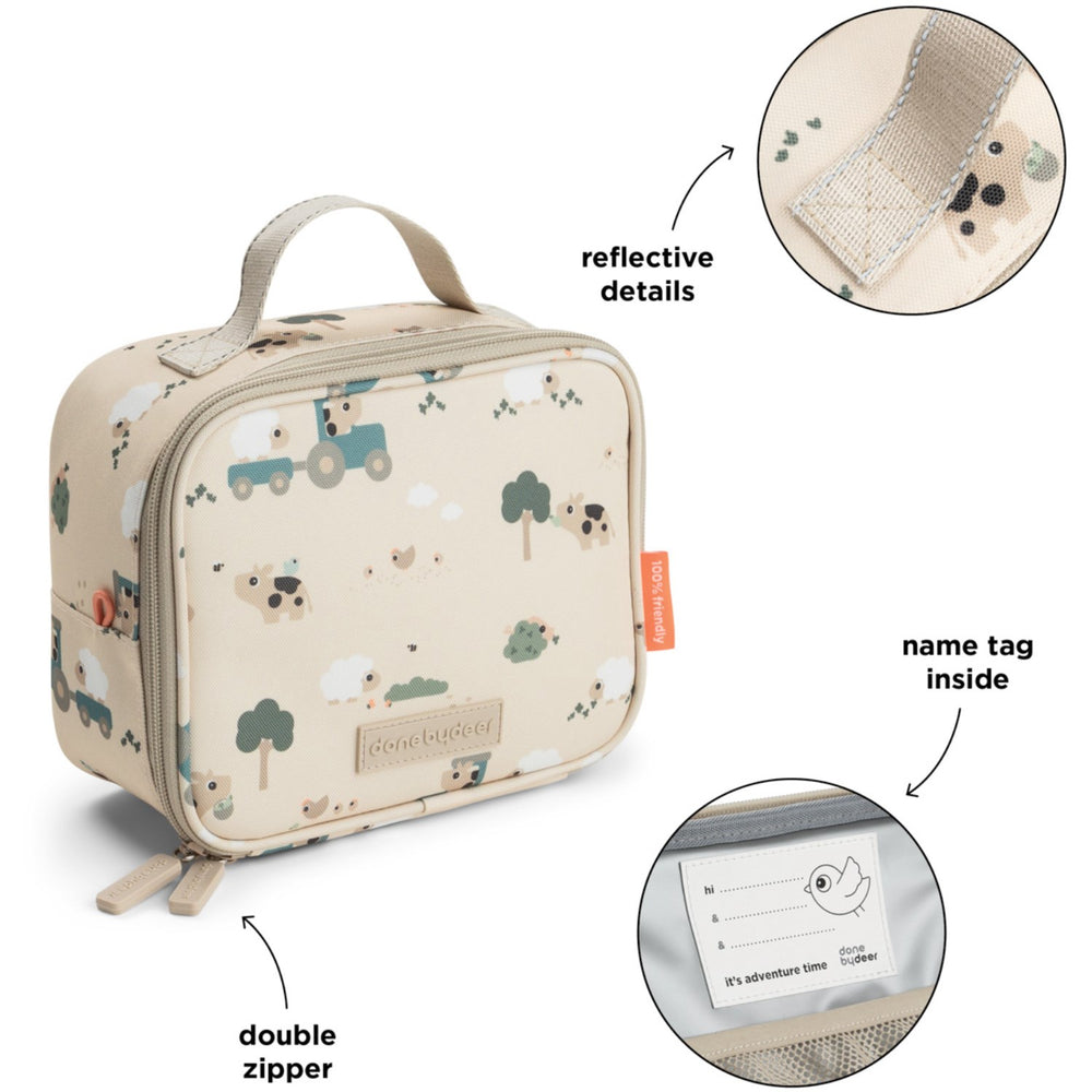 Køb DonebyDeer Sand Tiny Farm Tiny Insulated Frokost Taske