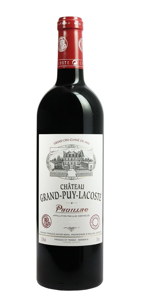 Château Grand Puy Lacoste 2017 - 6 bouteilles & Caisse bois