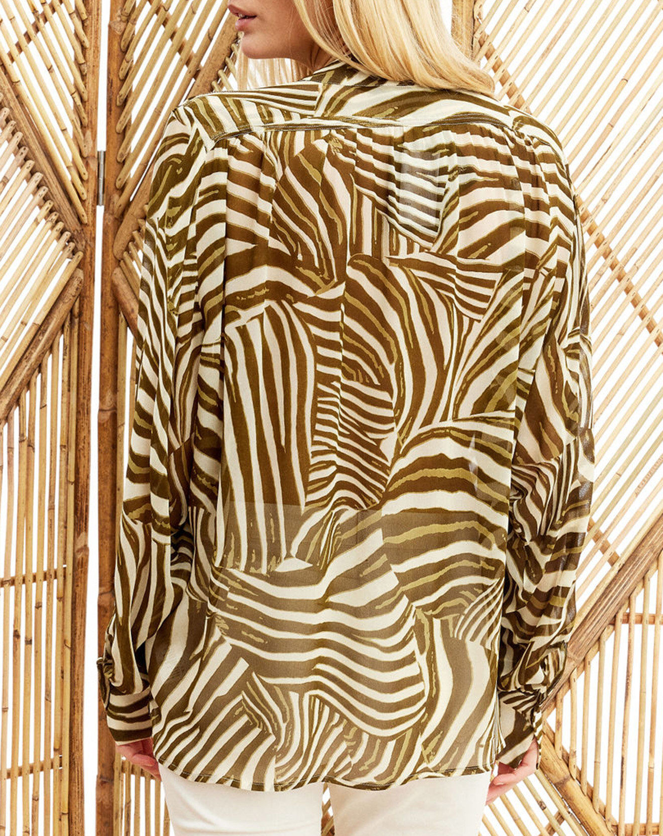 Lauren Vidal Blouse Jane verte