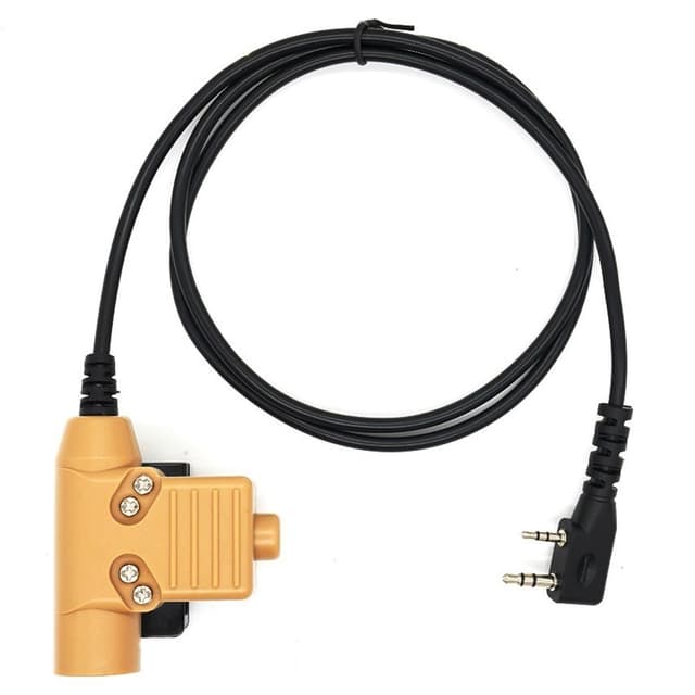 til Baofeng Kenwood HYT TYT HAM Radio Walkie Talkie U94 PTT Headset Adapter