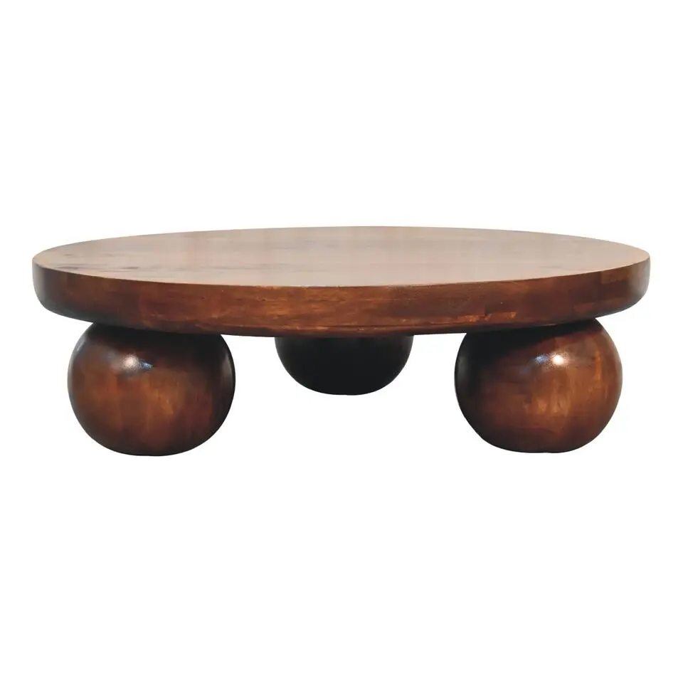 Massief Houten Eiken Salontafel