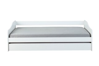Stauraum-/Funktionsbett LORENZ 90 x 200 cm weiß