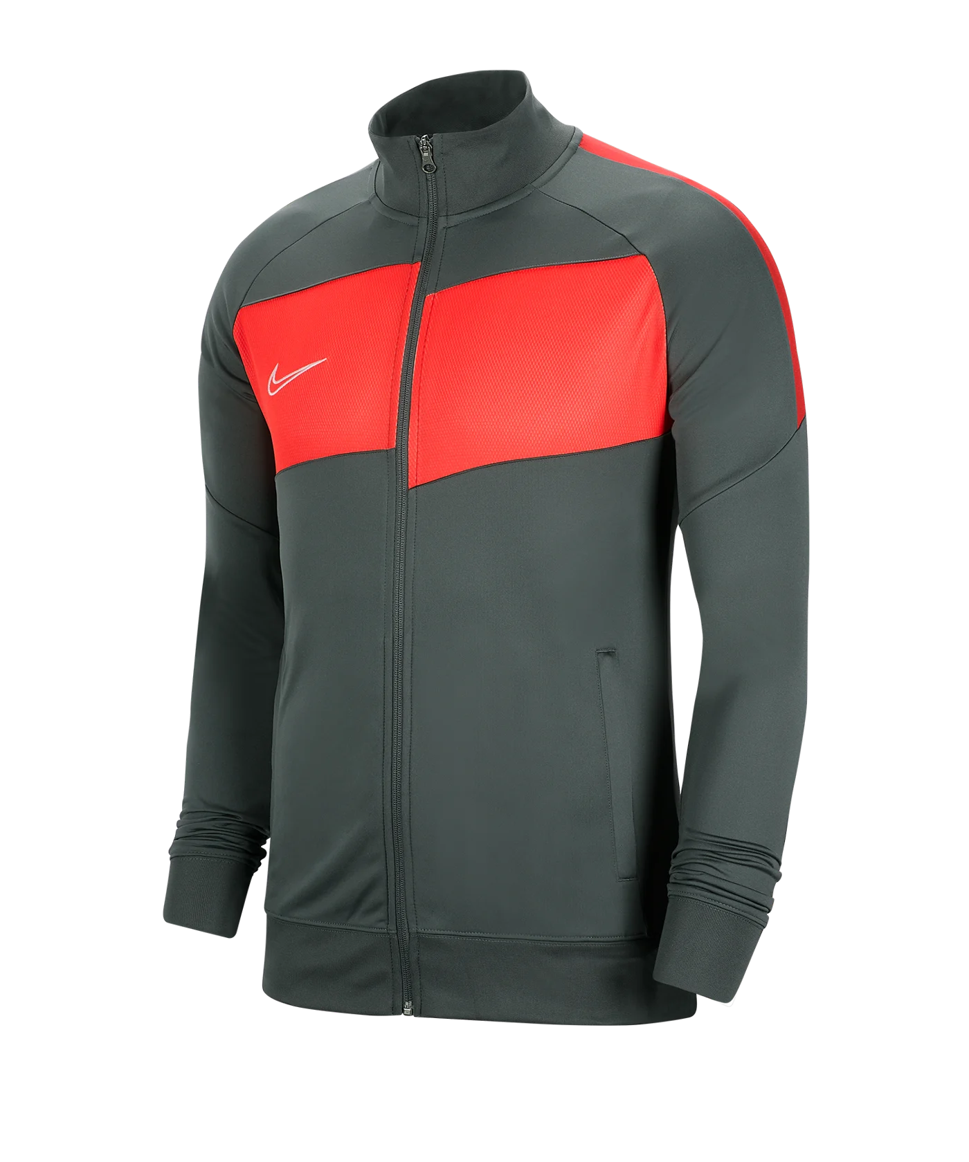Nike Academy Pro Trainingsjacke Grau Rot F068