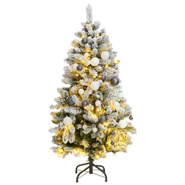 VidaXL Árvore Natal Artificial Articulada com 150 Luzes led   Bolas 150cm - 3210106