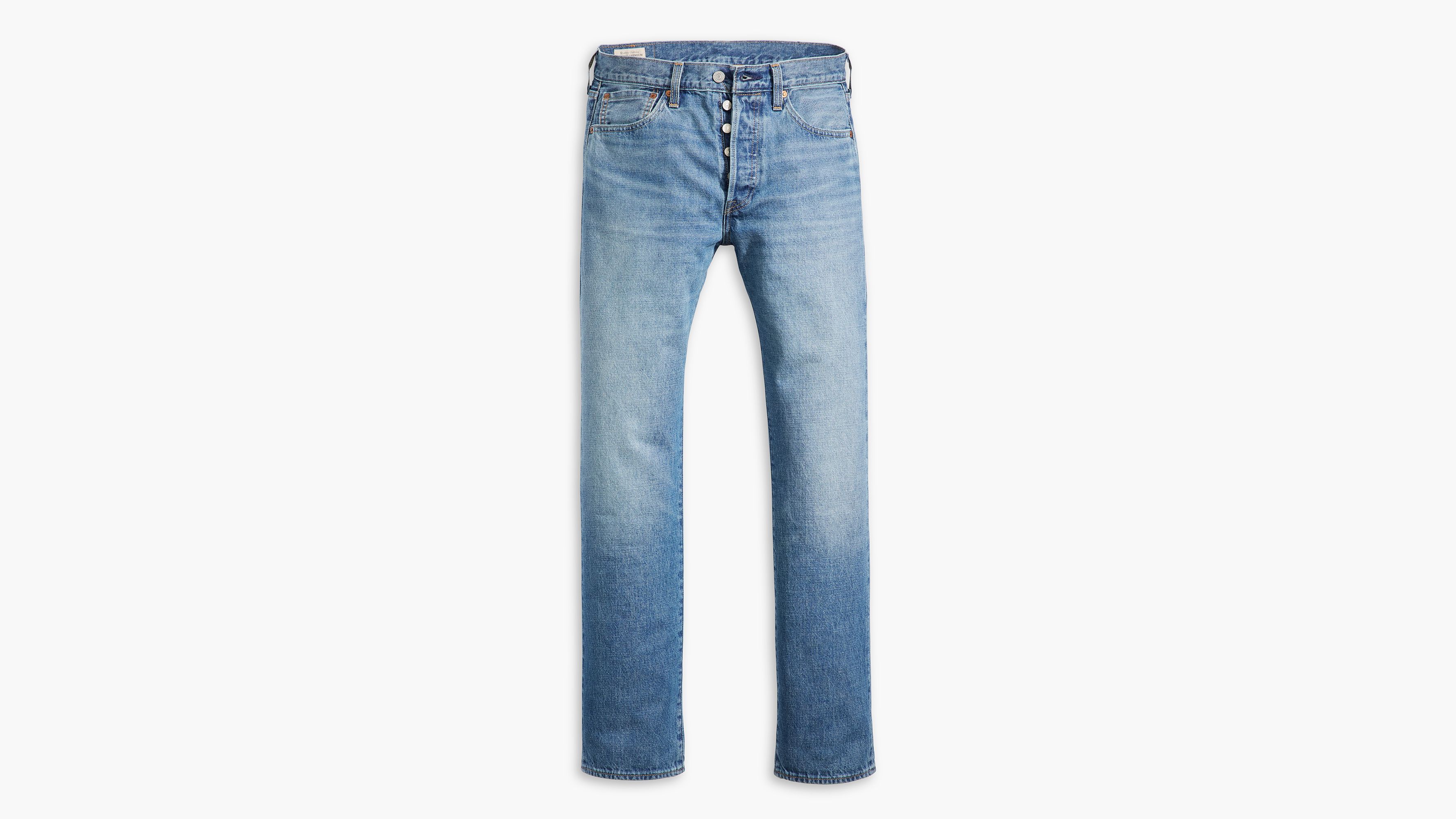 Levi's® jean 501® Original lisière selvedge - Glass Half Full Hemp Selvedge - Bleu