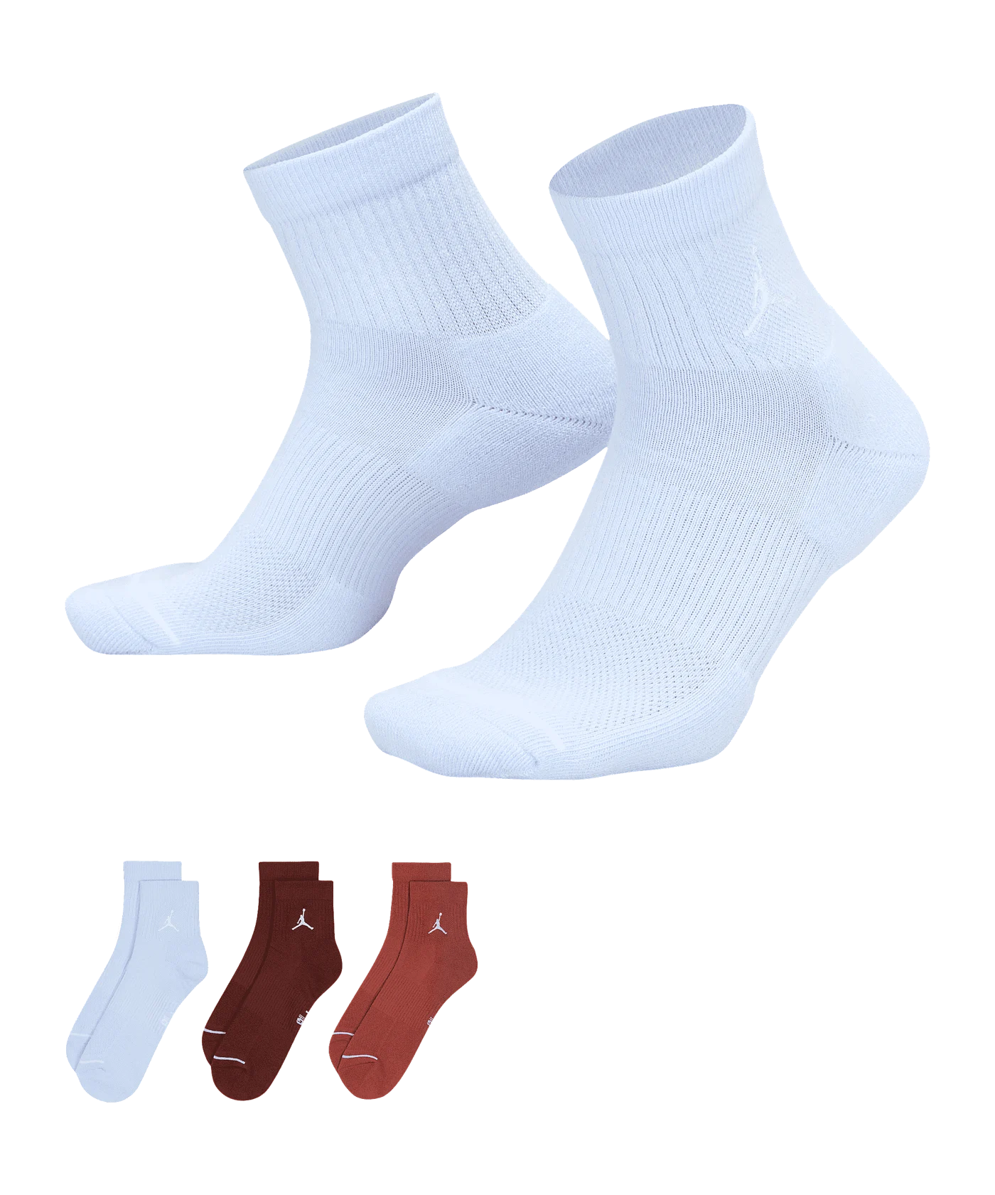 Jordan Everyday Crew 3er Pack Socken Schwarz F901