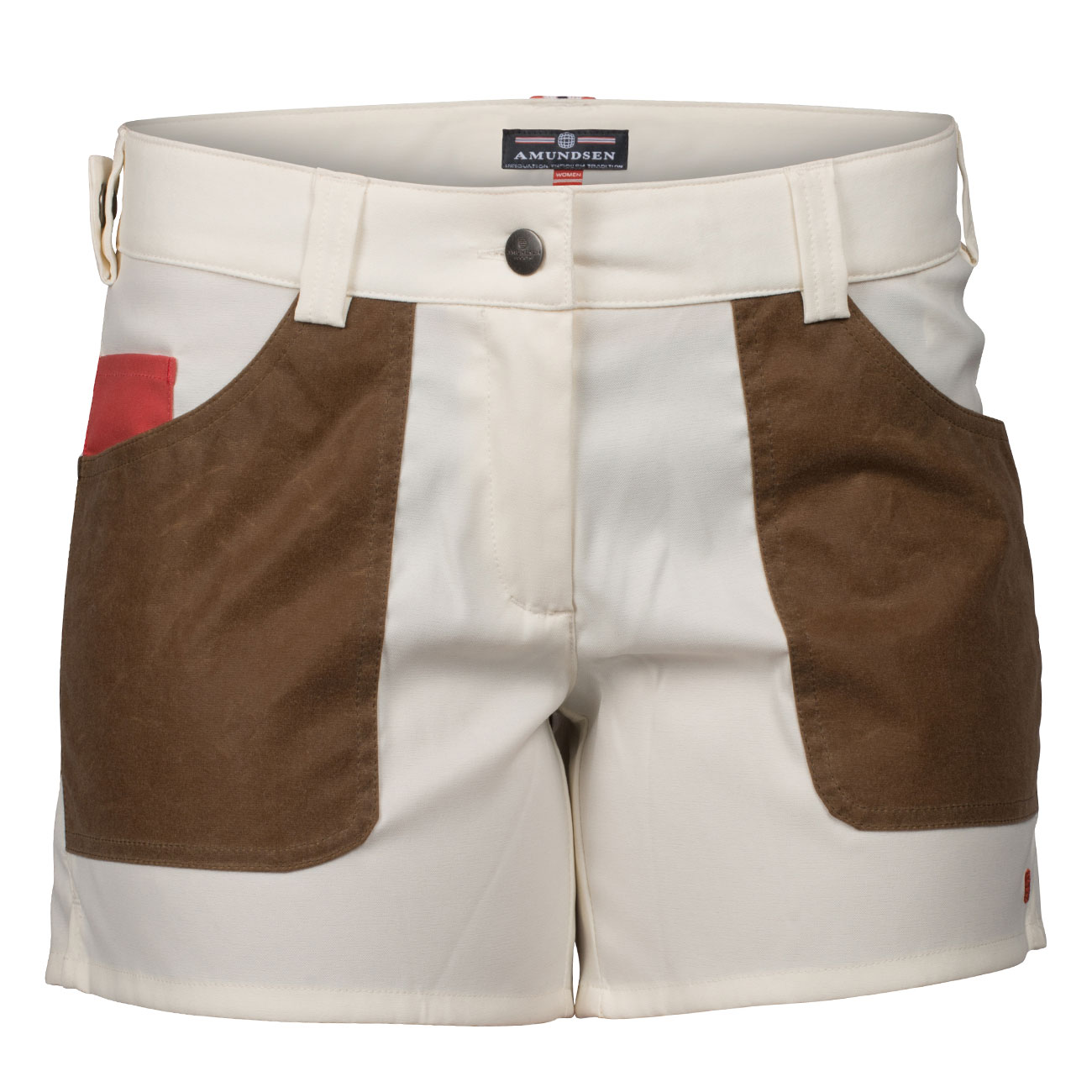 Amundsen 5Incher Field Shorts Womens Off White/Tan