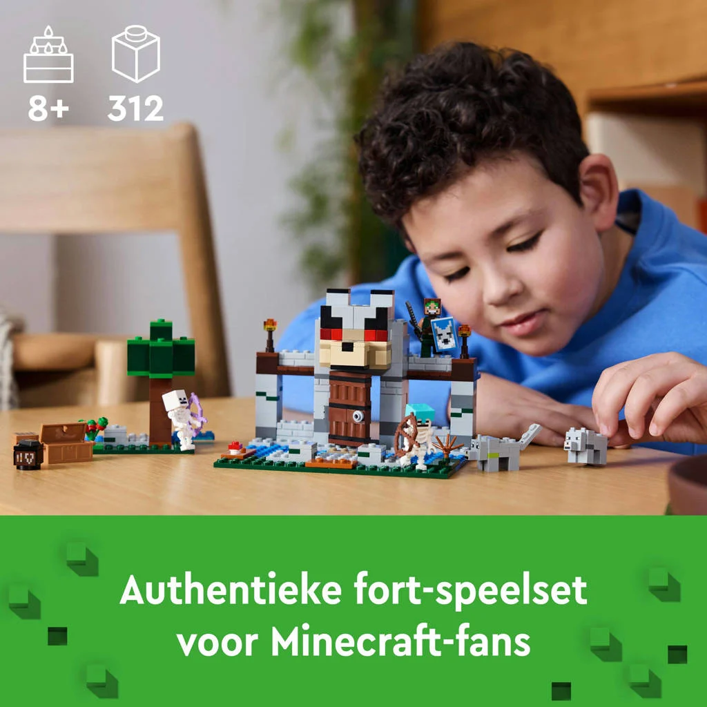 De wolvenburcht Bouwpakket met Kasteel Speelgoed voor Kinderen 21261