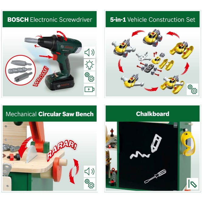 Bosch - Werkbank aus Holz