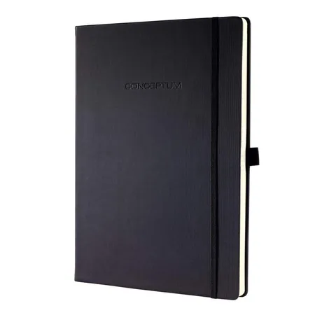 Sigel Notizbuch Conceptum black, A4, liniert, 194 Seiten