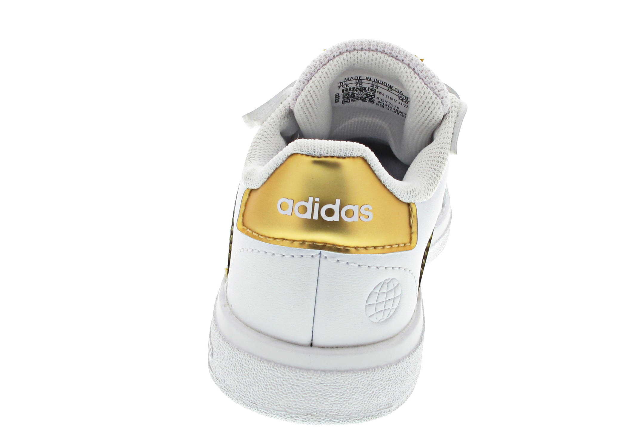 adidas Grand Court 2.0 CF I Klettlauflernschuh weiss