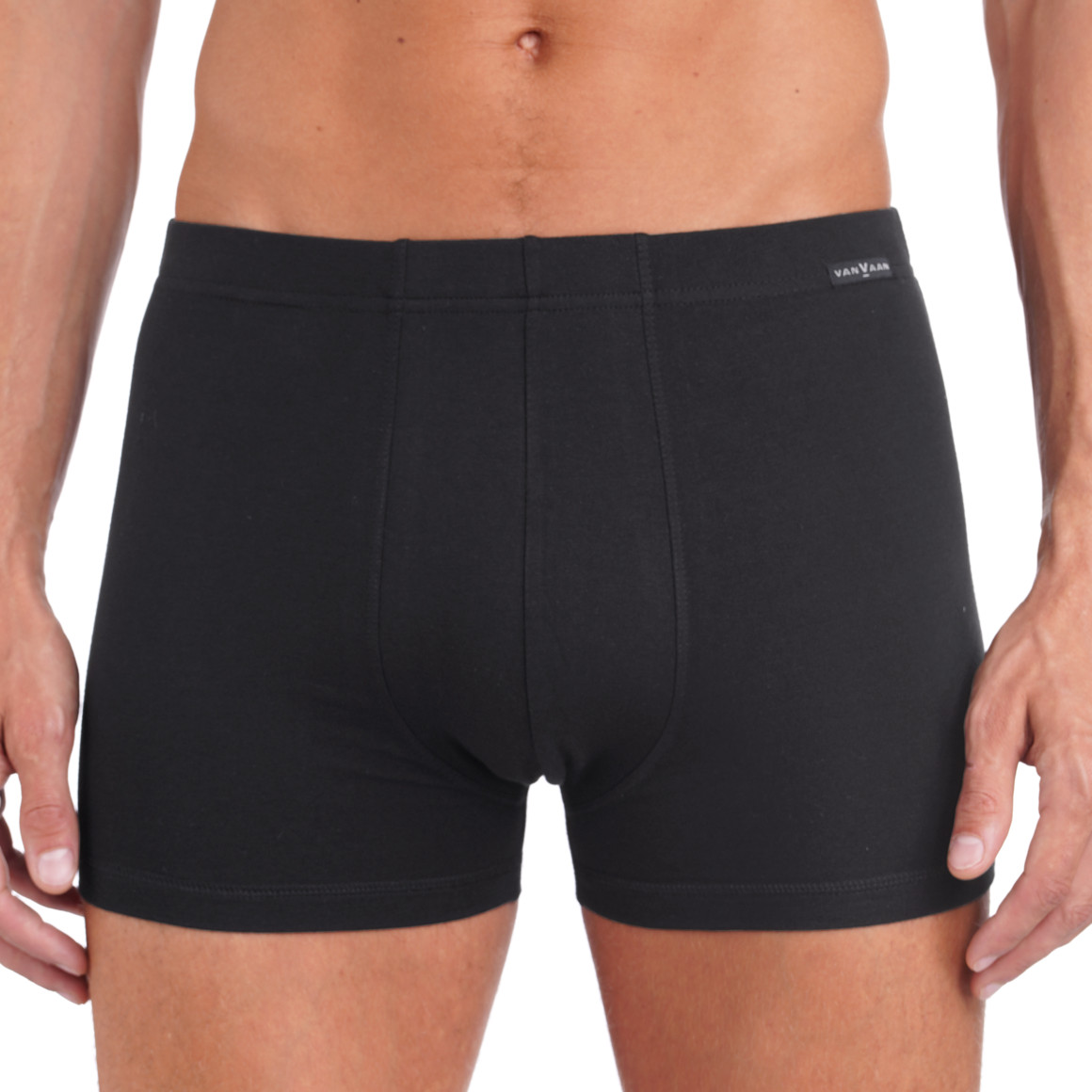 VanVaan Herren Retroshorts unifarben schwarz