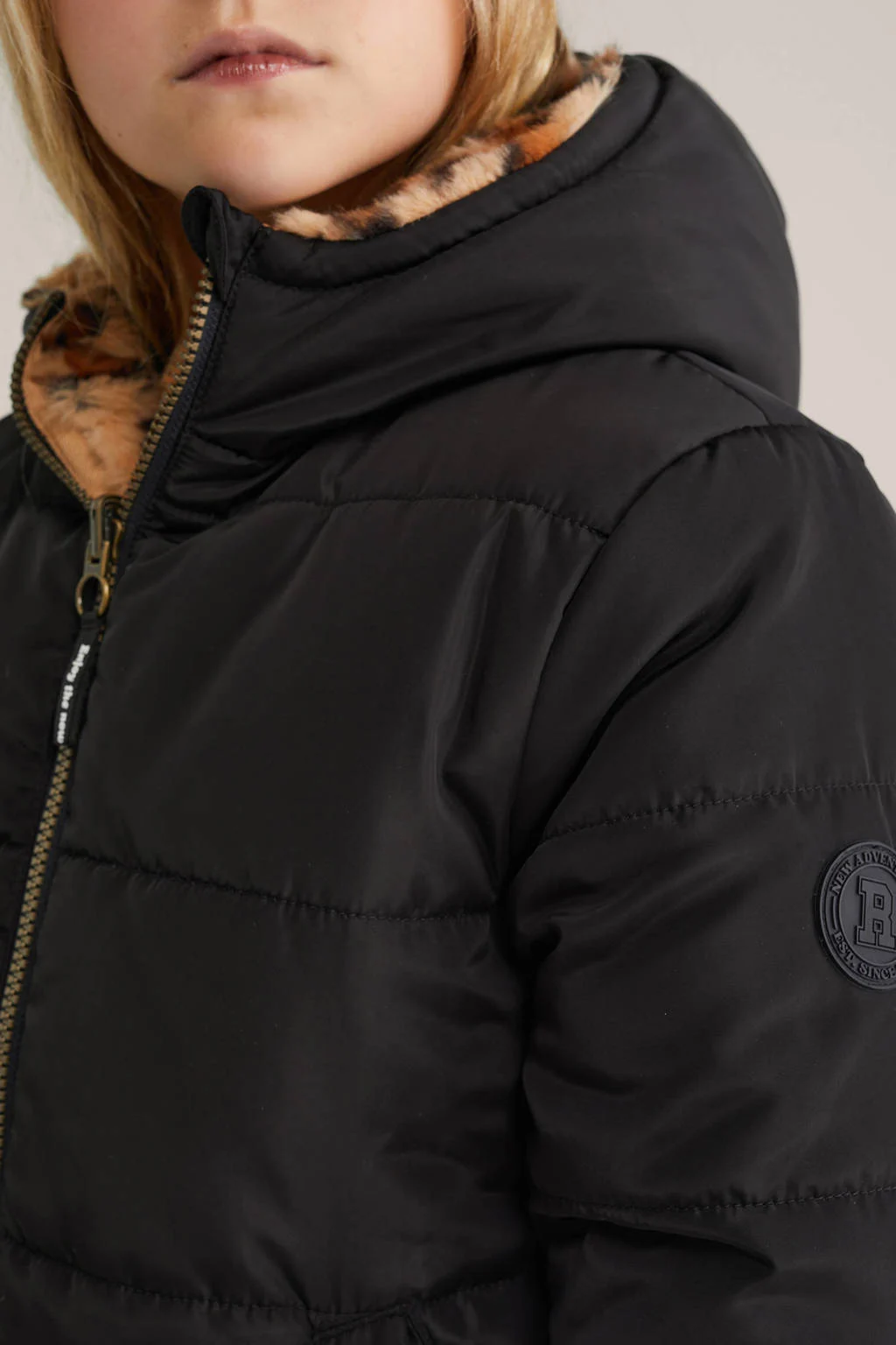WE Fashion reversible jas zwart